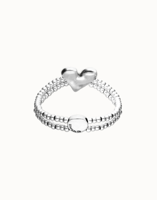 Uno de 50 Beat Double Heart Bracelet