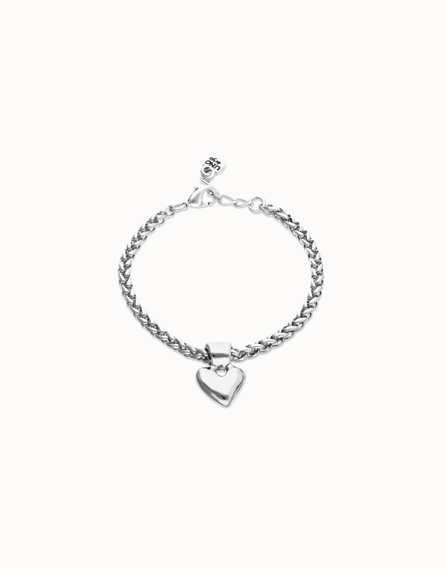 Uno de 50 Beat Chain Heart Bracelet