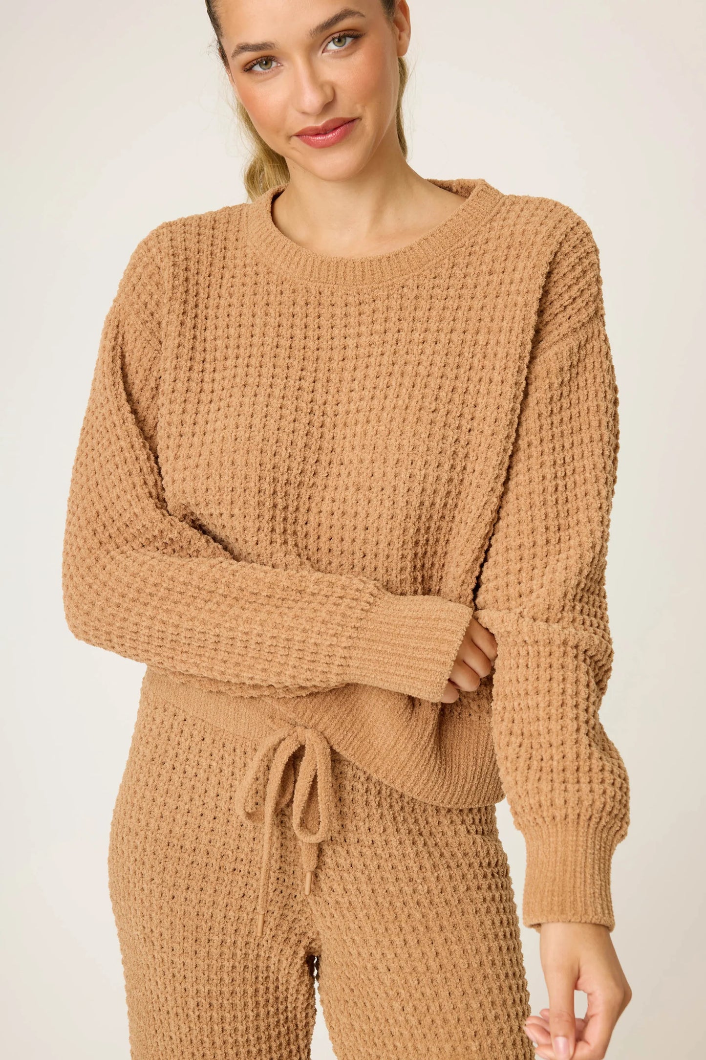 PJ Salvage Cozy Chenille Waffle Top