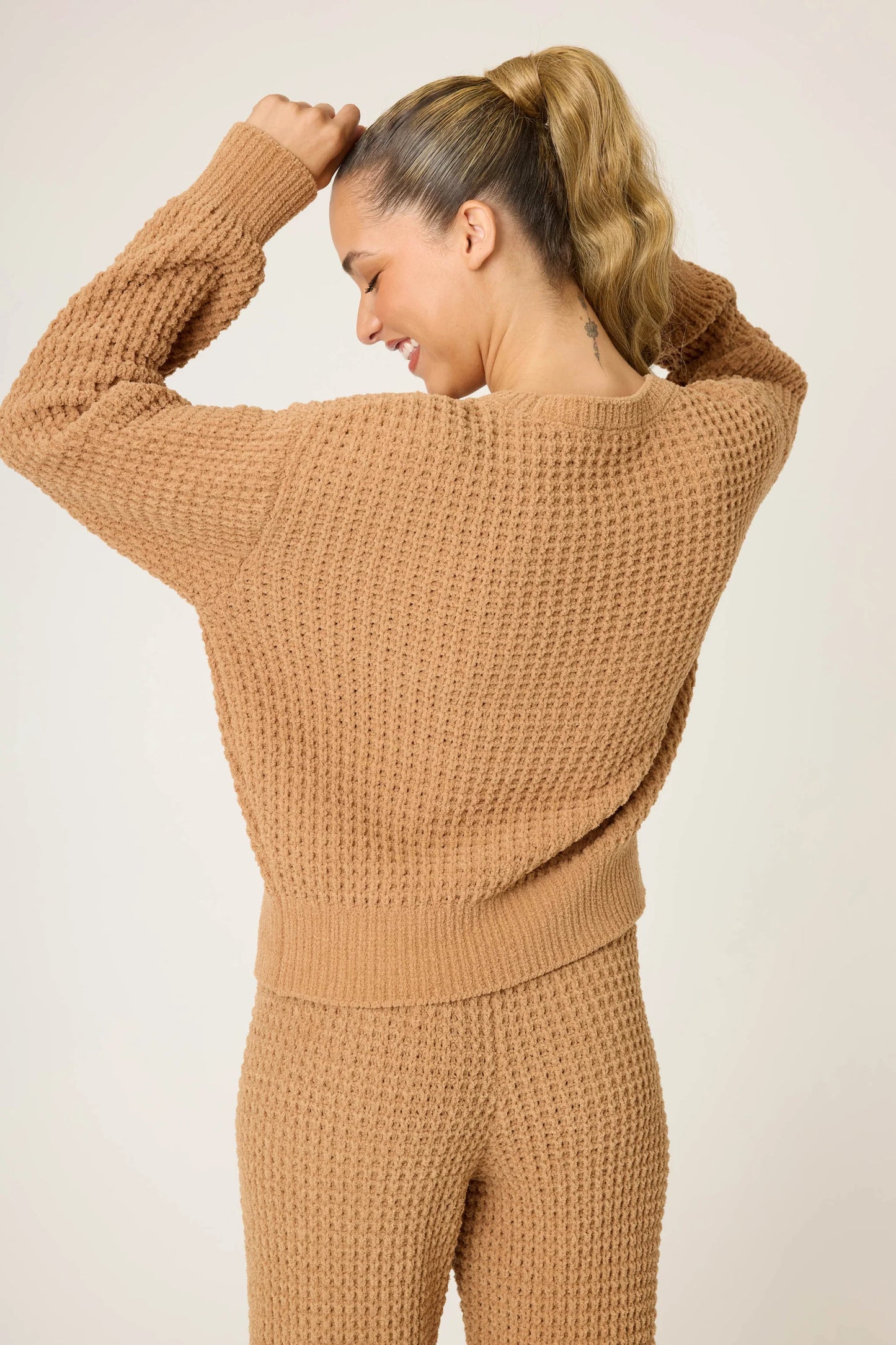 PJ Salvage Cozy Chenille Waffle Top