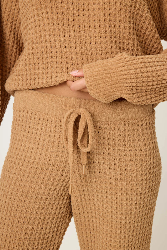 PJ Salvage Cozy Chenille Waffle Pant