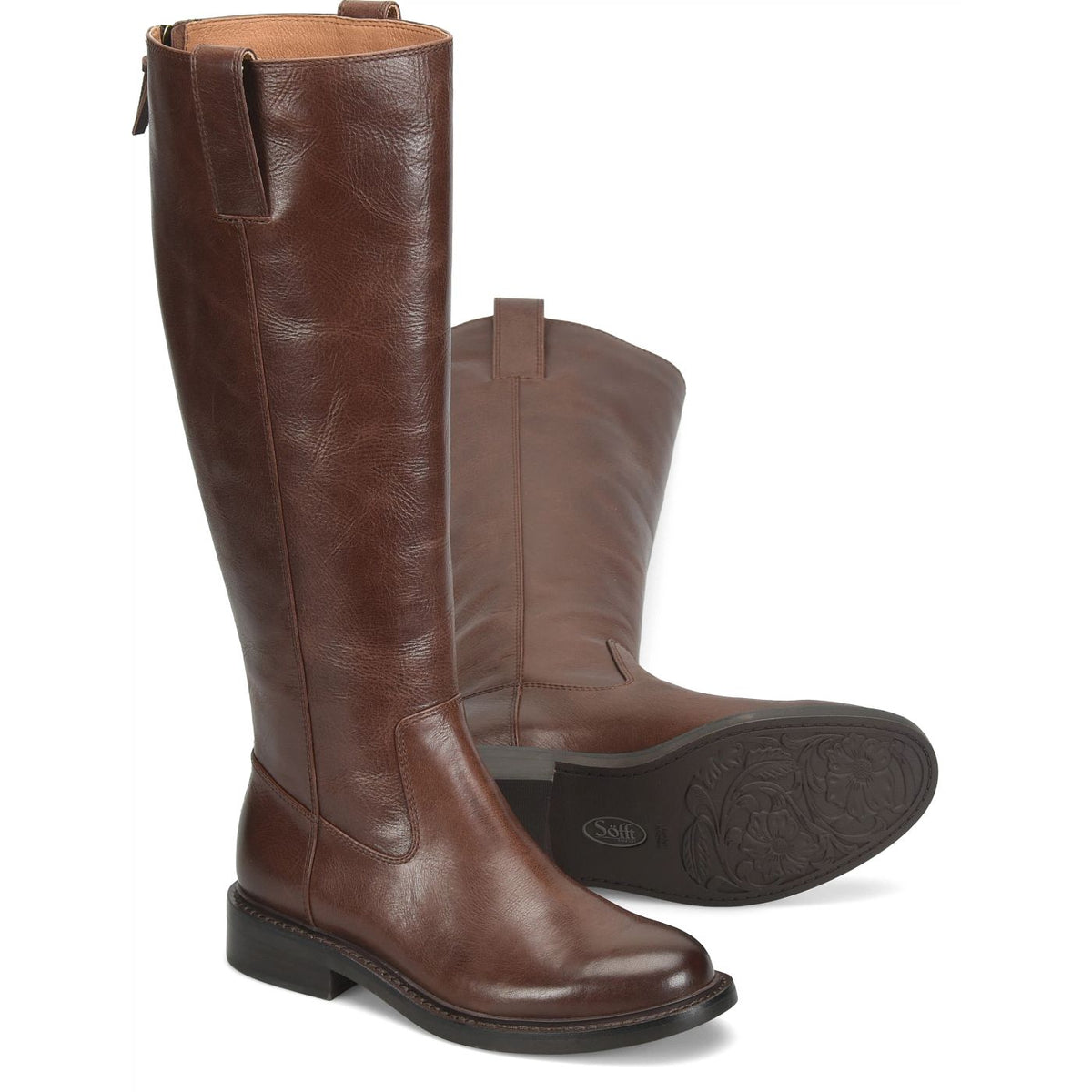 Sofft Samantha III Boot in Cocoa Brown