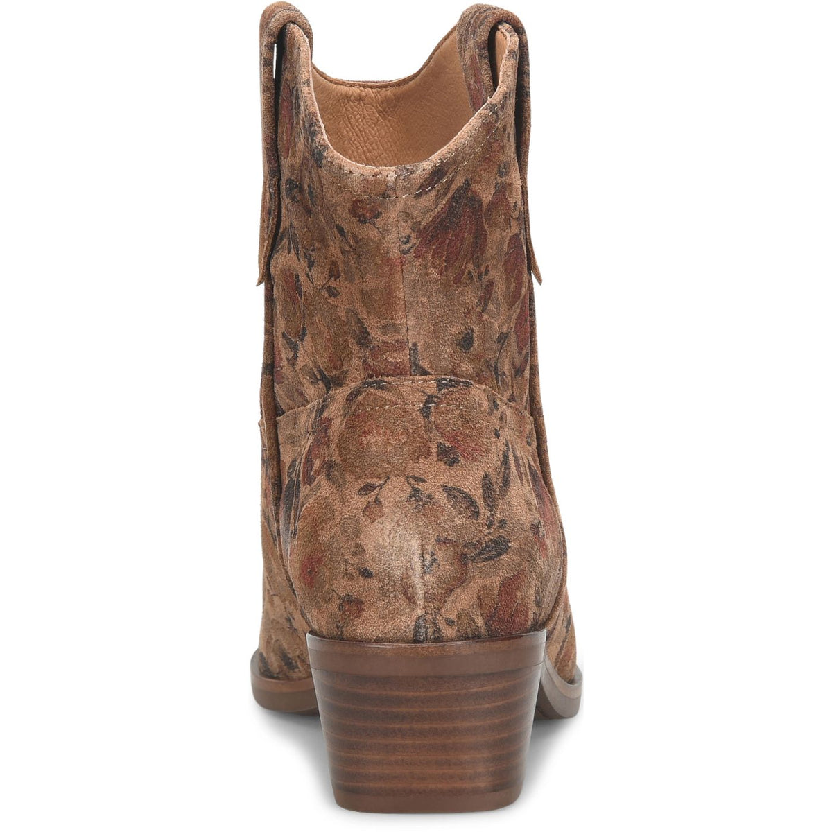 Sofft Cambridge Bootie in Brown Floral