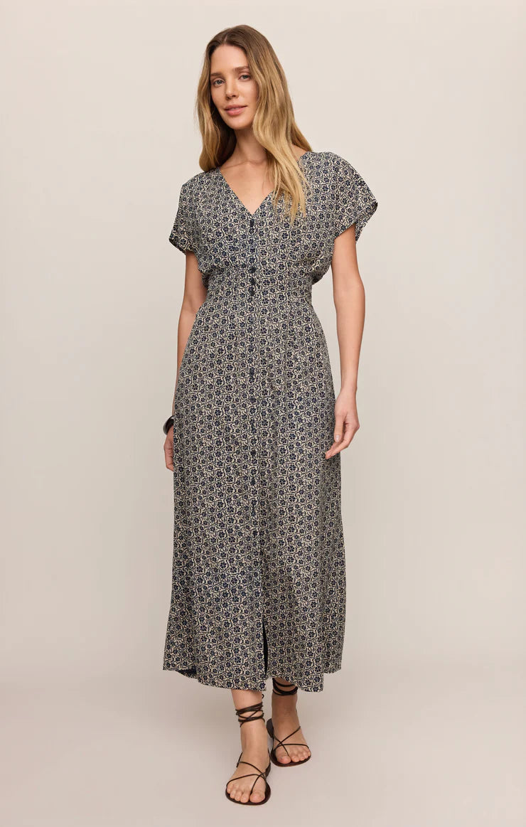 Z Supply Sanna Iris Floral Dress