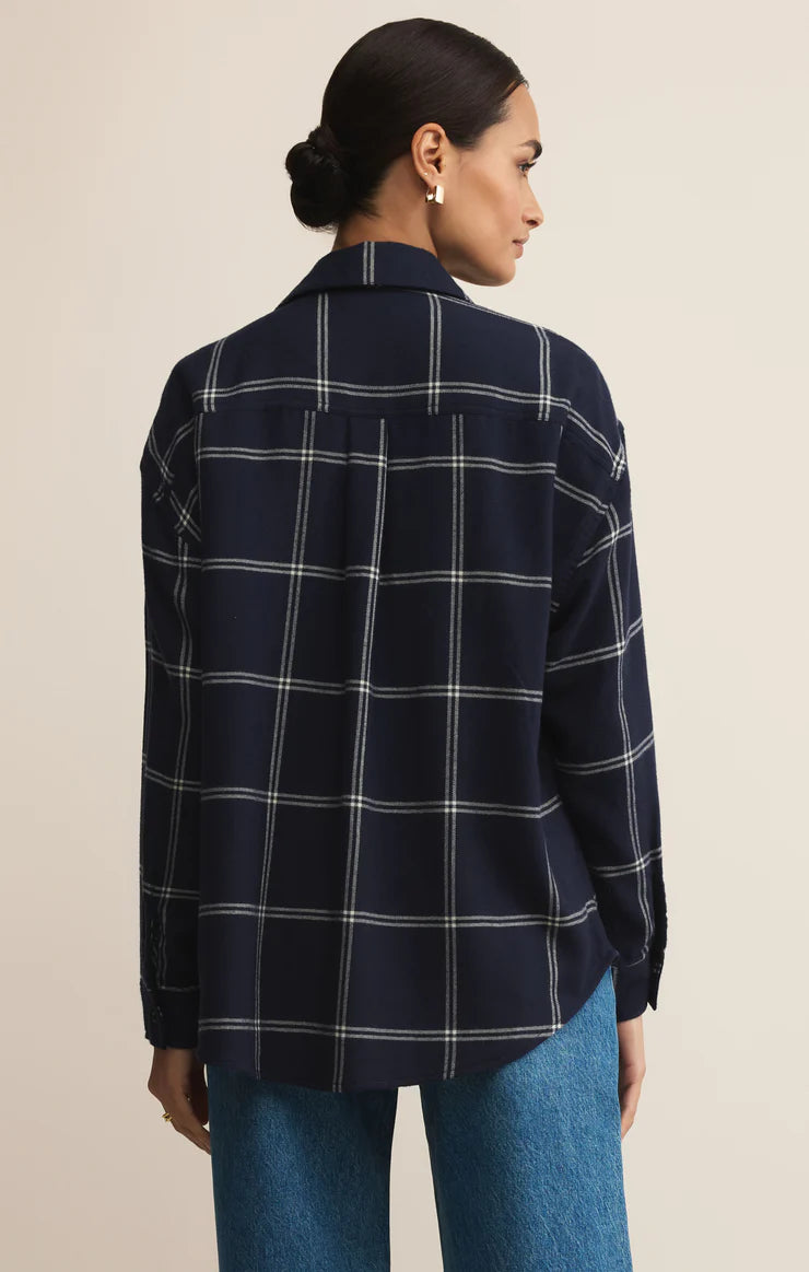Z Supply River Plaid Button Up