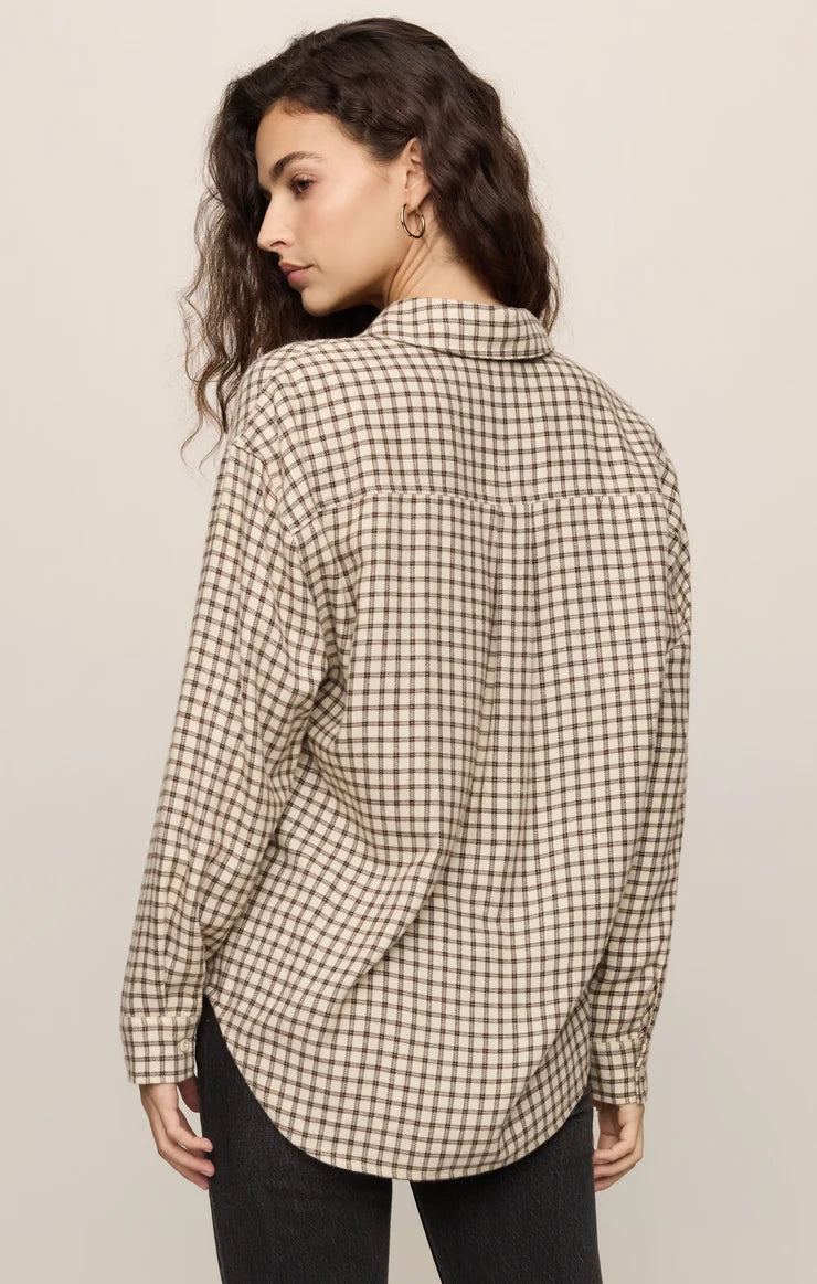 Z Supply River Plaid Button Up
