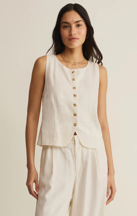 Z Supply Roman Linen Vest