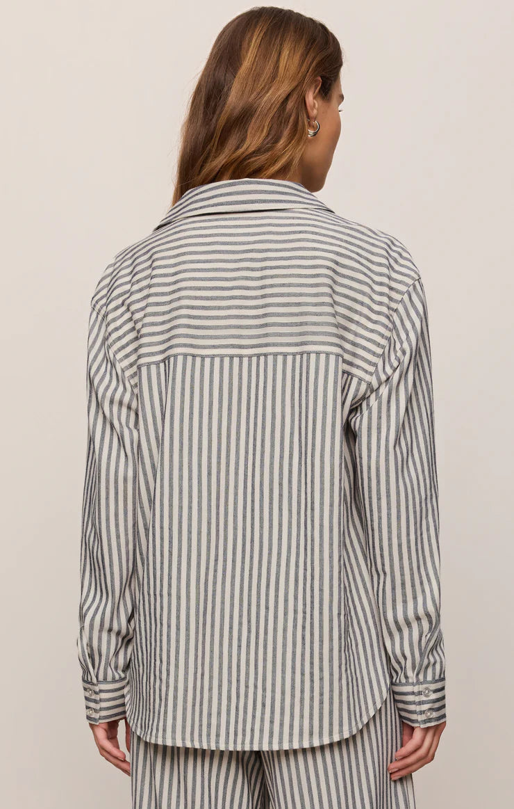 Z Supply Reese Striped Button Up