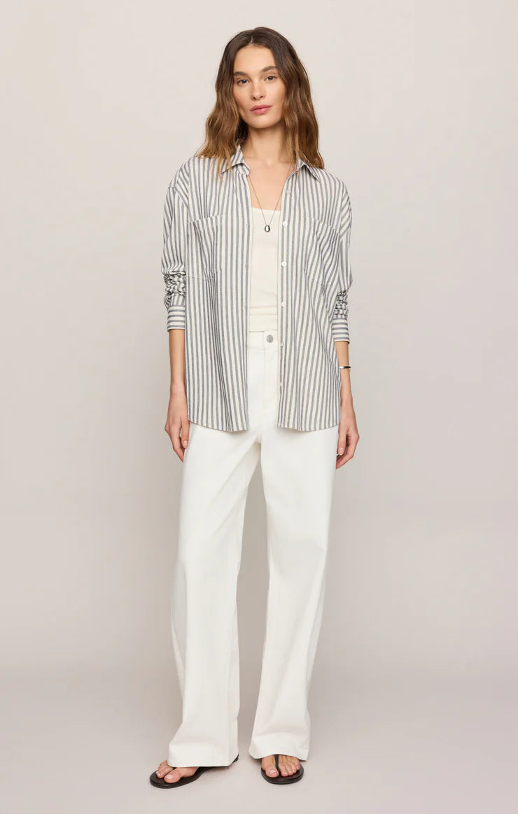 Z Supply Reese Striped Button Up