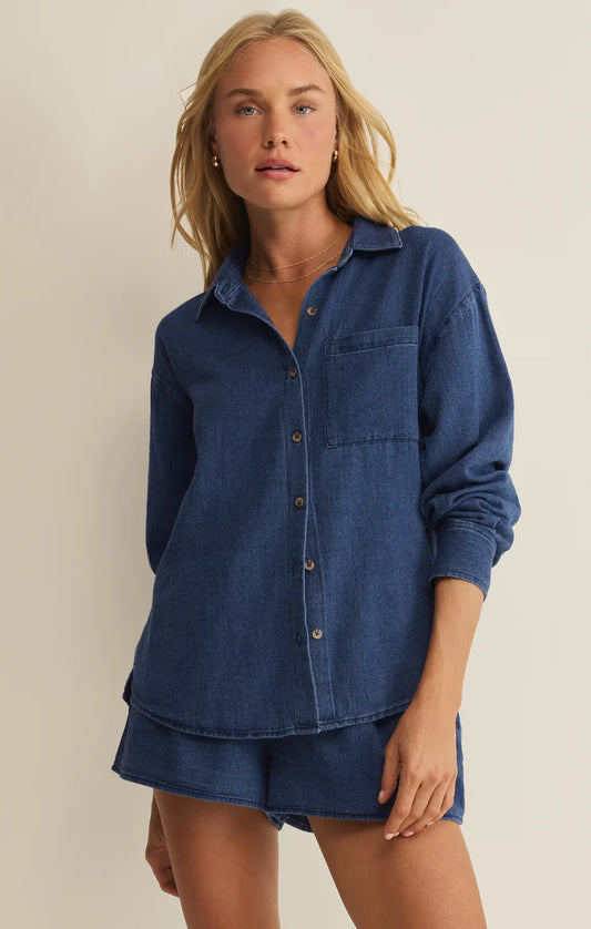 Z Supply Perfect Twill Button Up