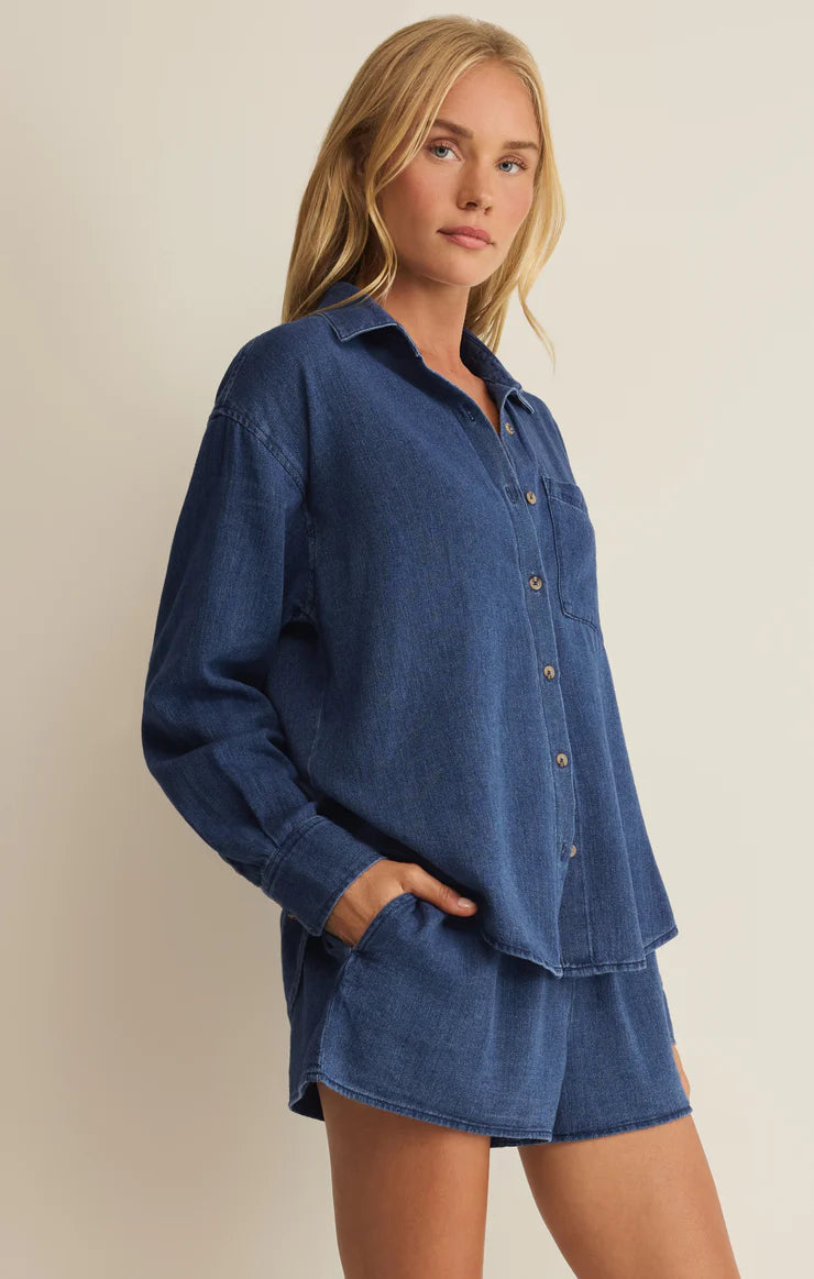 Z Supply Perfect Twill Button Up
