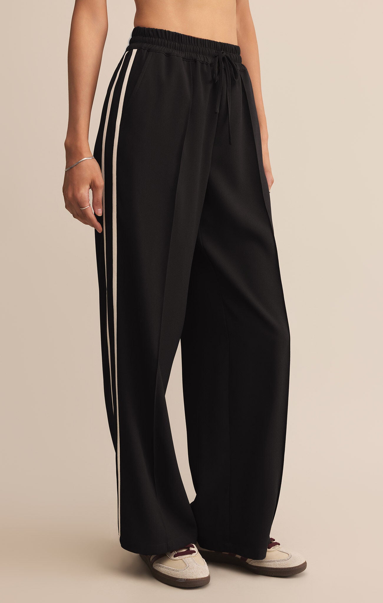 Z Supply SAUNDER Black TRACK PANT