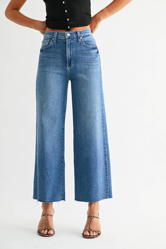 Just Black Scissor Cut Wide Leg