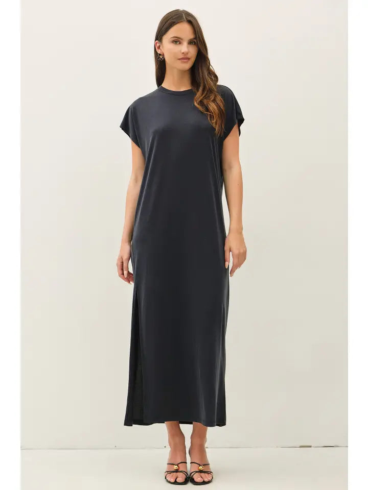 Be Cool Vintage Black Modal Dress