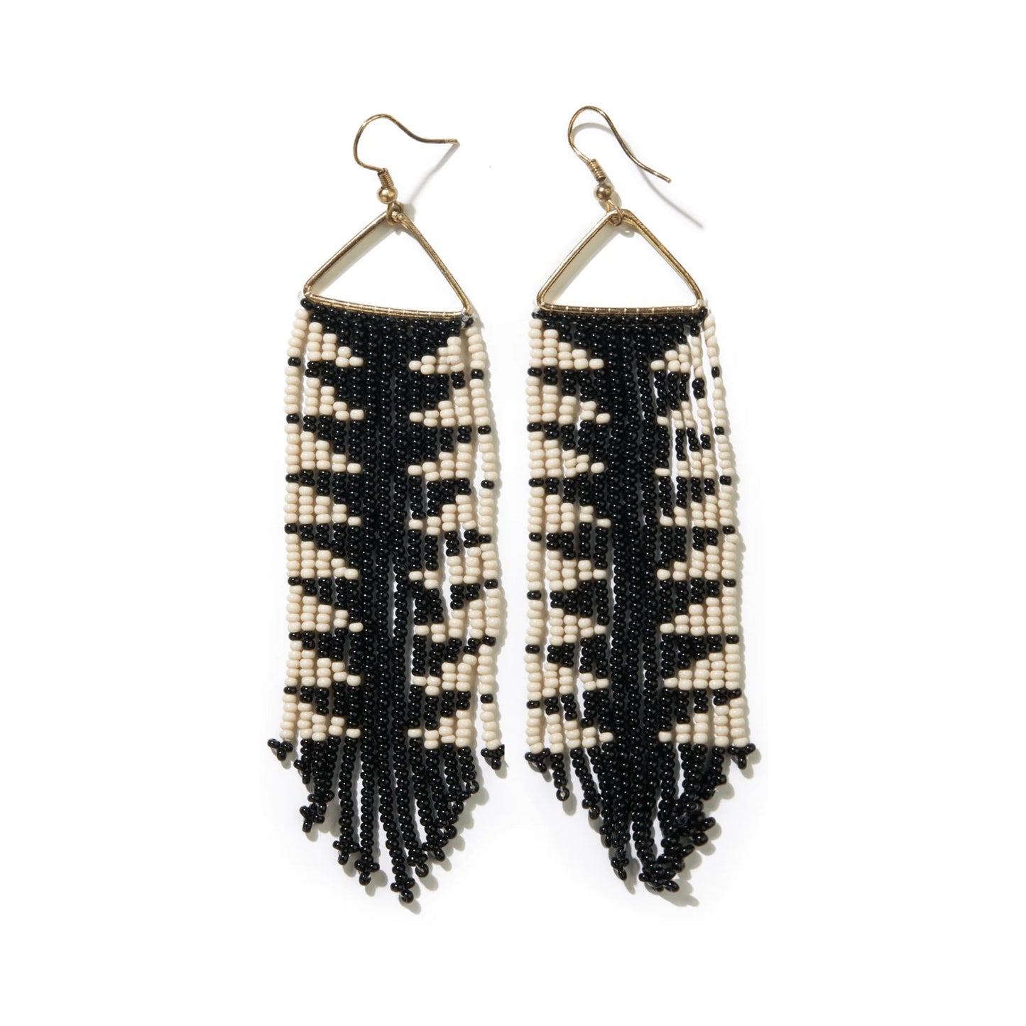 Ink+Alloy Emilie Arrow Fringe Earrings, 2 colors