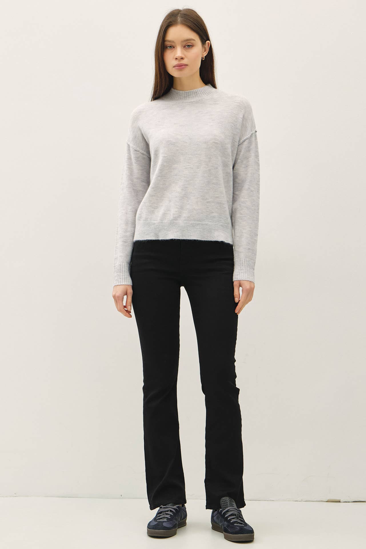 Be Cool Mock Neck Sweater