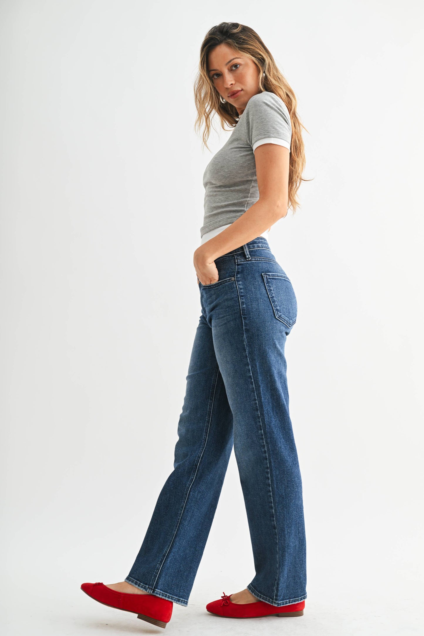 Just Black Denim Stretchy Straight