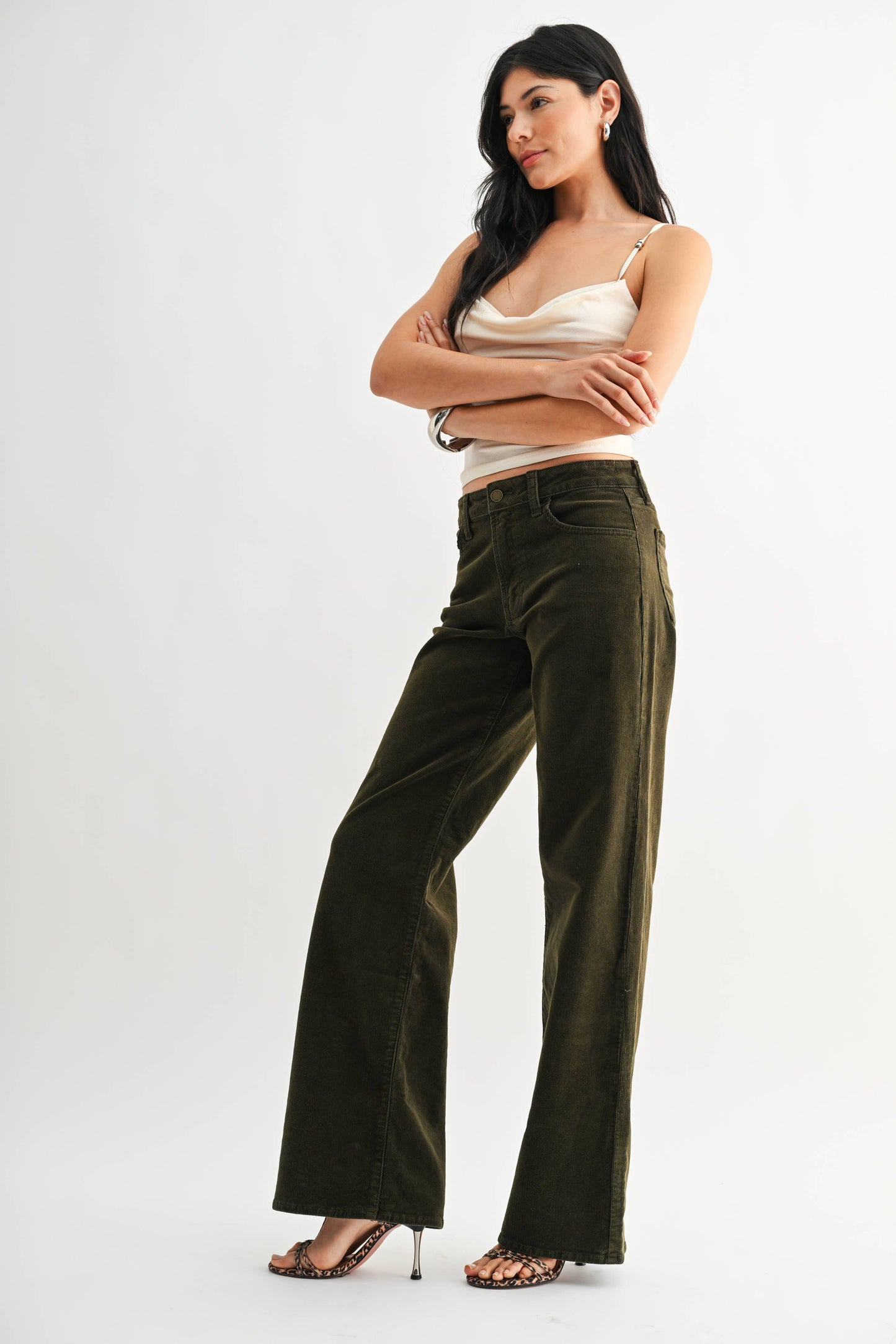 JBD Full Length Wide Leg Corduroy