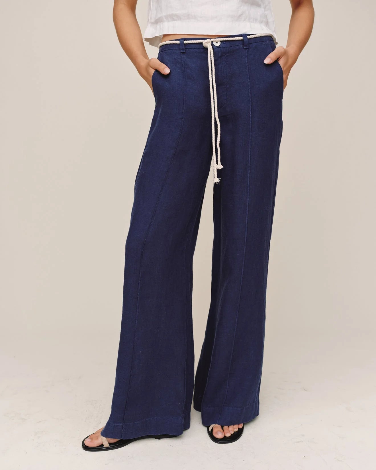 Bella Dahl Pintuck Wide Leg Pants