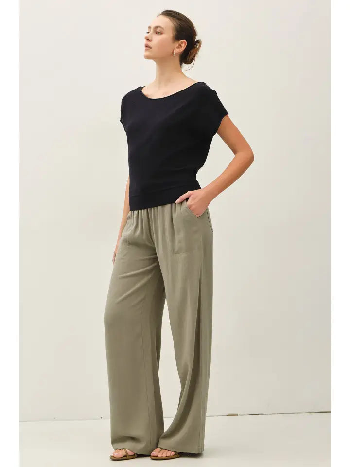 Be Cool Cap Sleeve Sweater Top, 2 colors