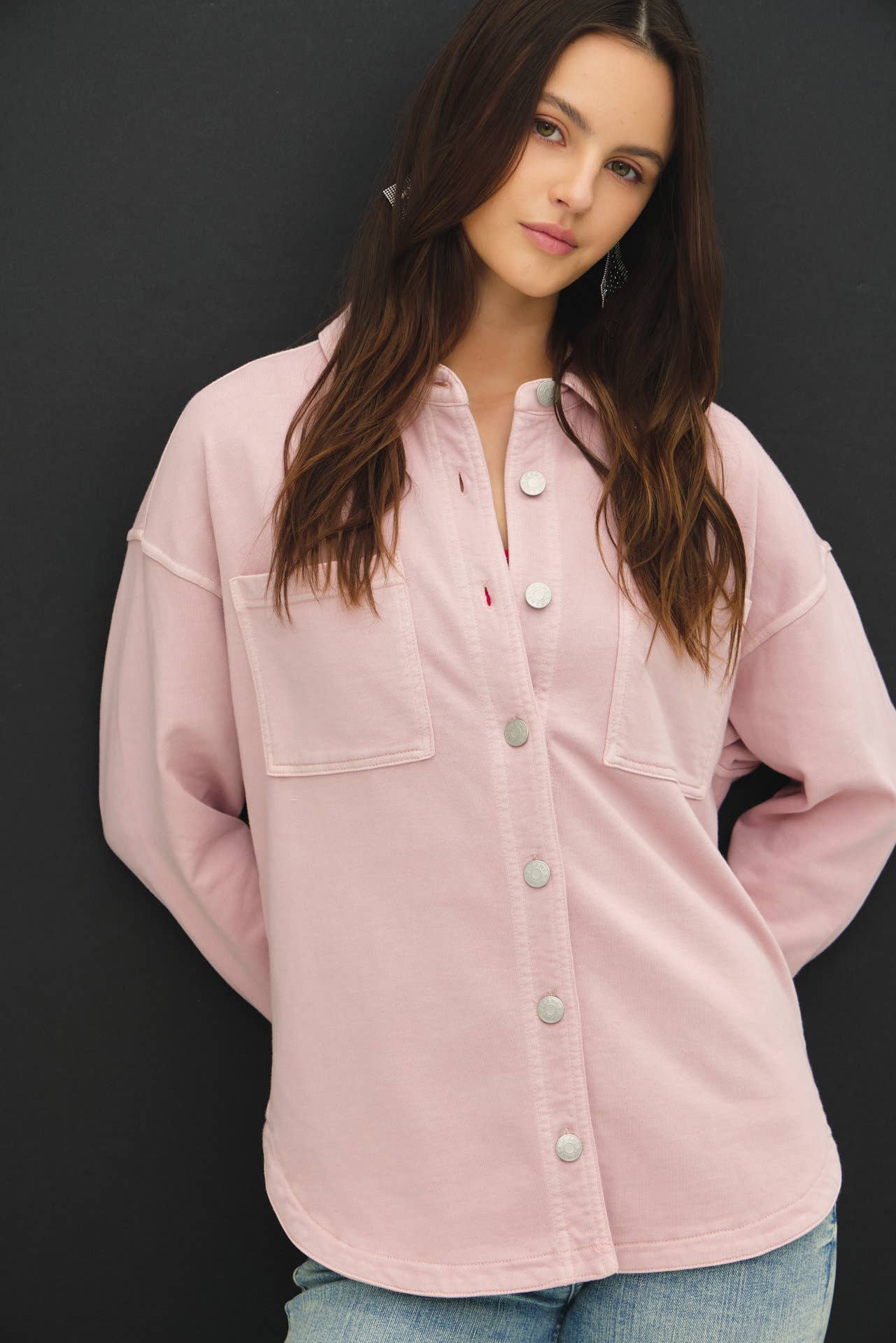 Be Cool Denim Look Shacket