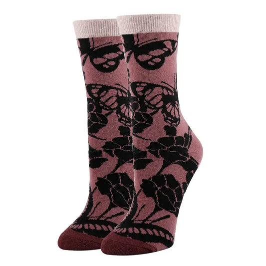Oooh Yeah Blossom Print Socks