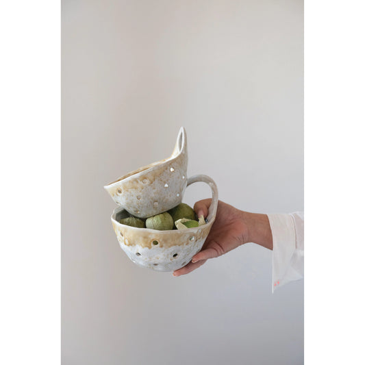 Stoneware Colanders, 2 sizes