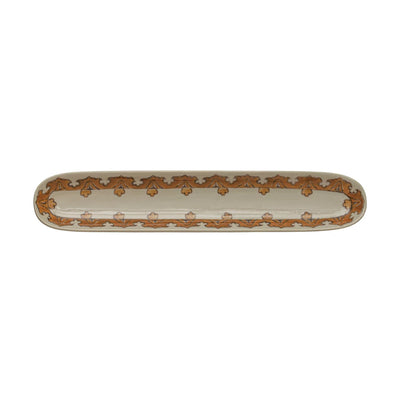 Oval Stoneware Tray