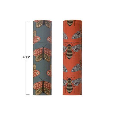 Safety Matches Bee/Moth Print, 2 Styles