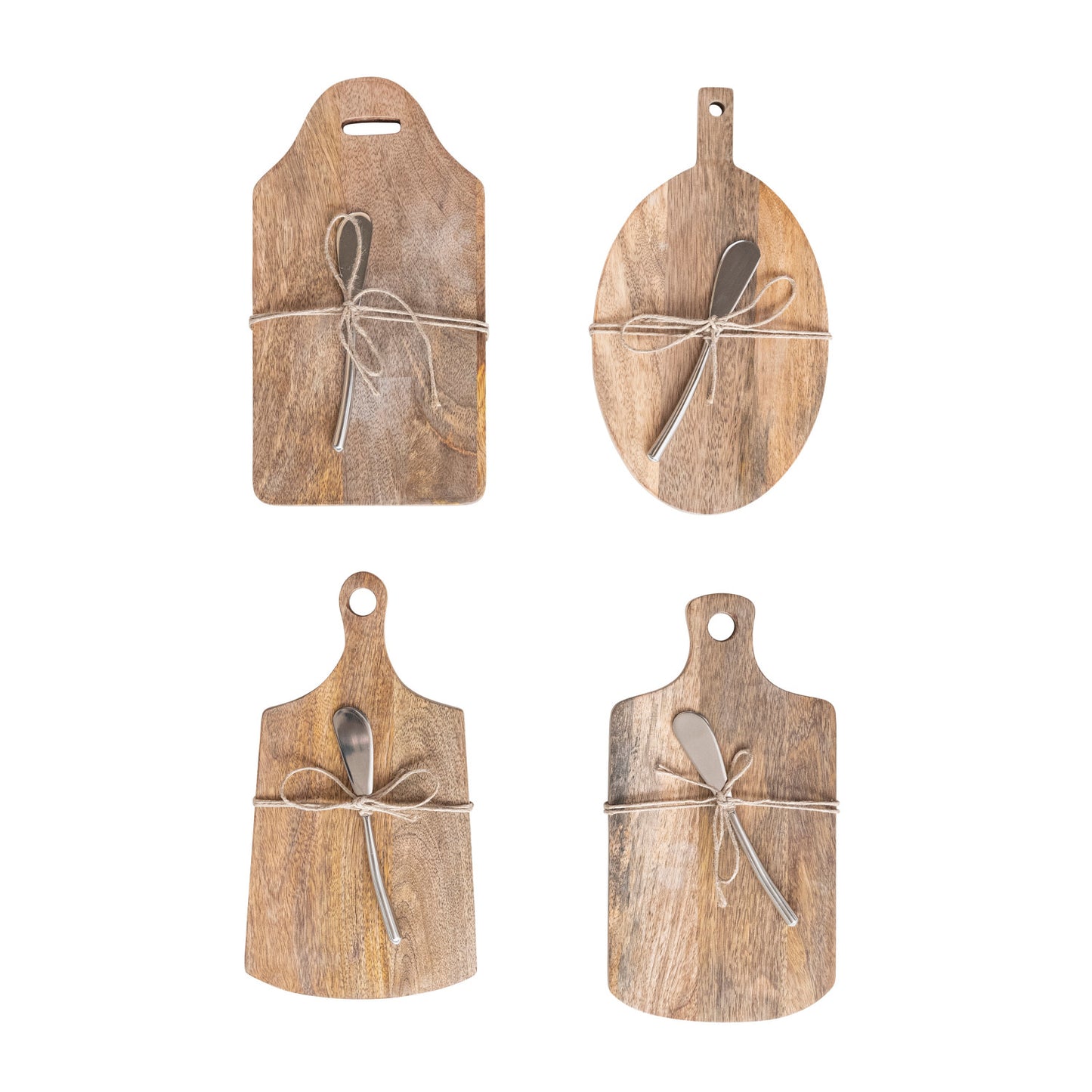 Mango Wood Cheeseboard Set