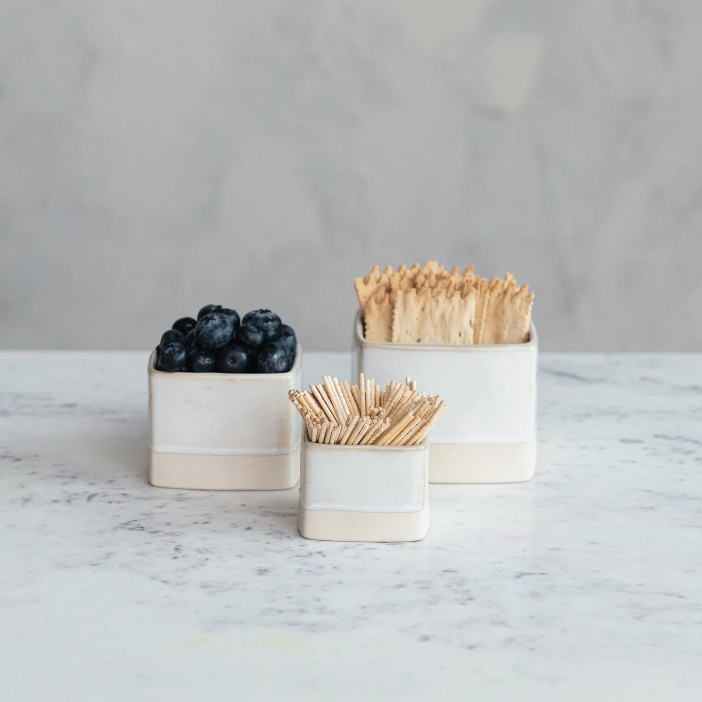 Stoneware Nesting Bowls