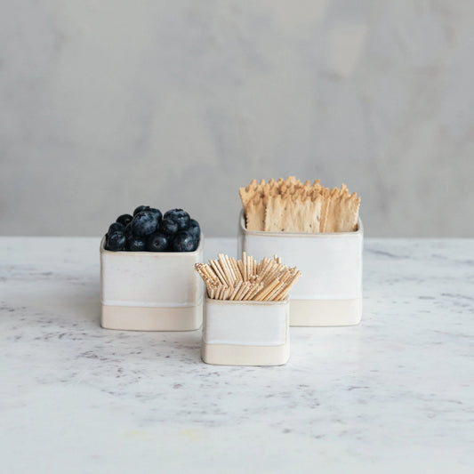 Stoneware Nesting Bowls