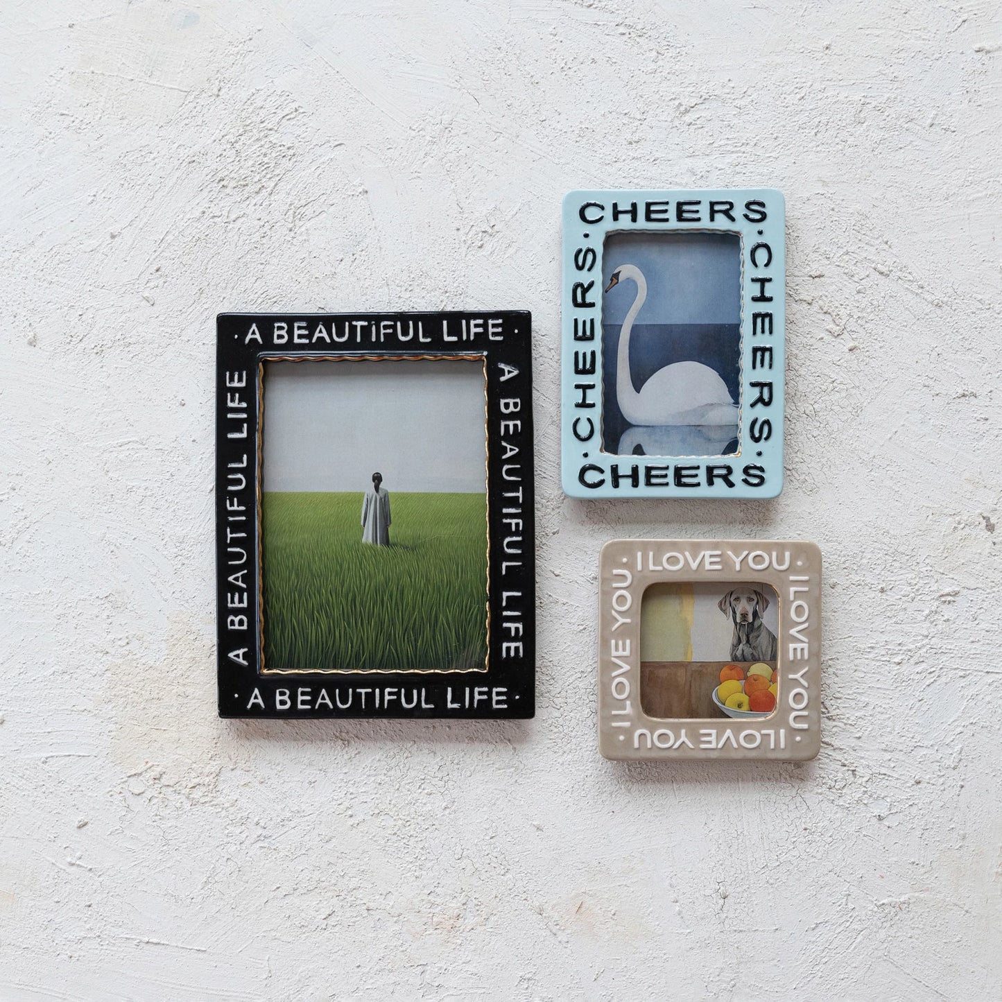 Embossed Photo Frame with Electroplating
