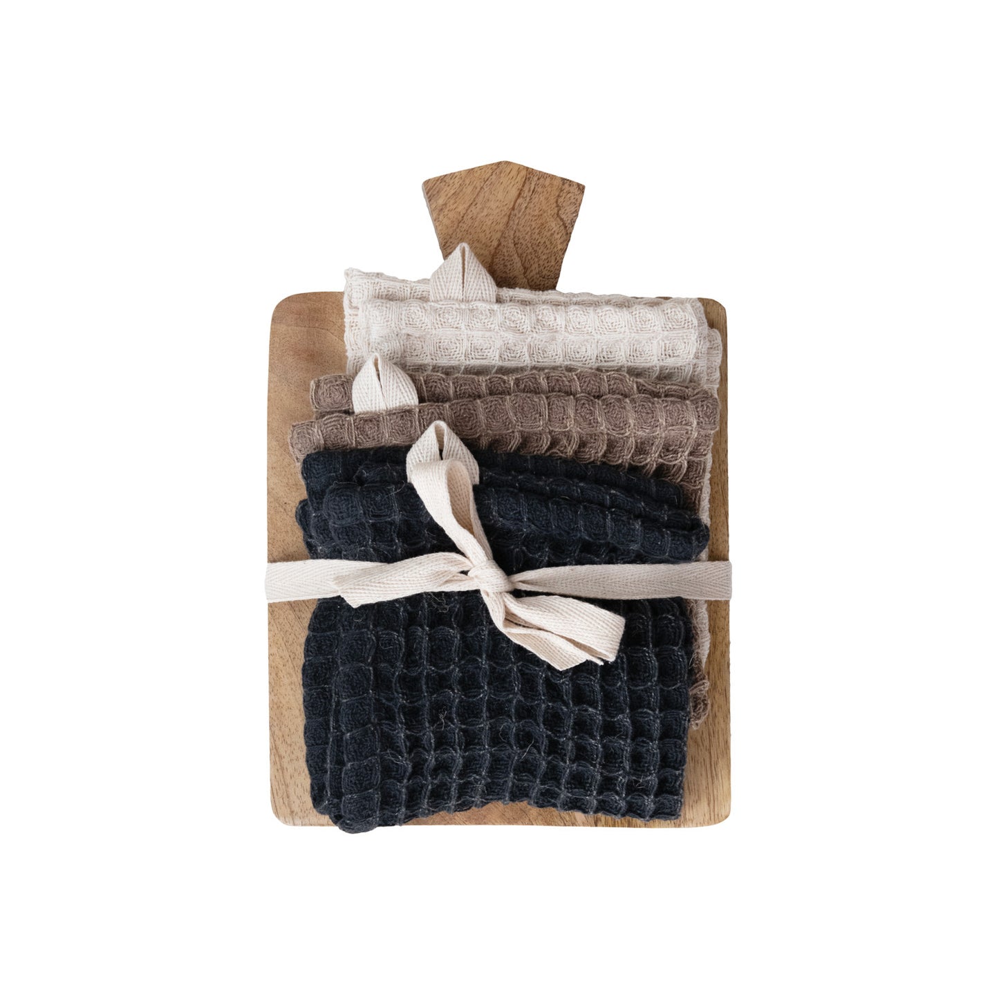 Waffle Weave Dish Cloth Set