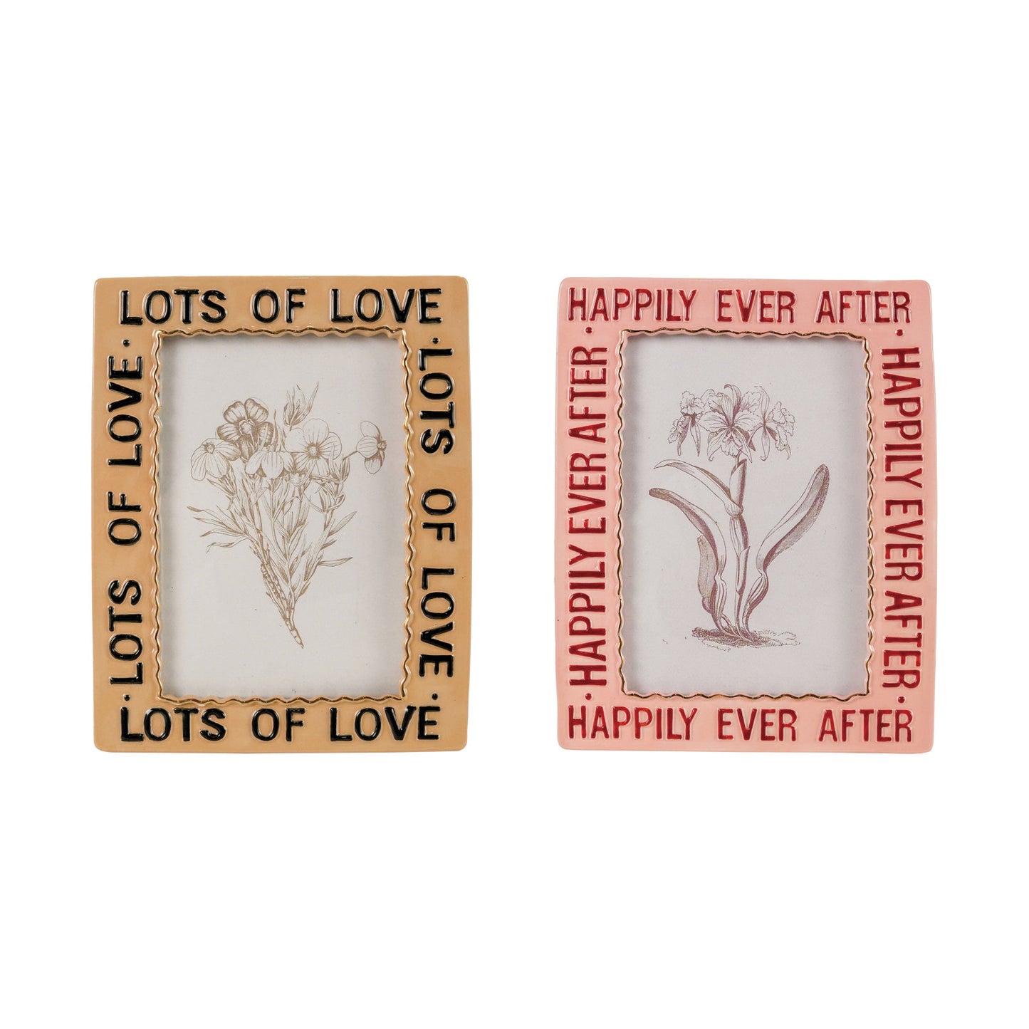Hand Painted Photo Frames, 2 styles