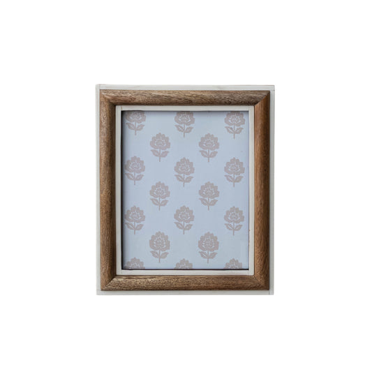Resin & Mango Wood Frame