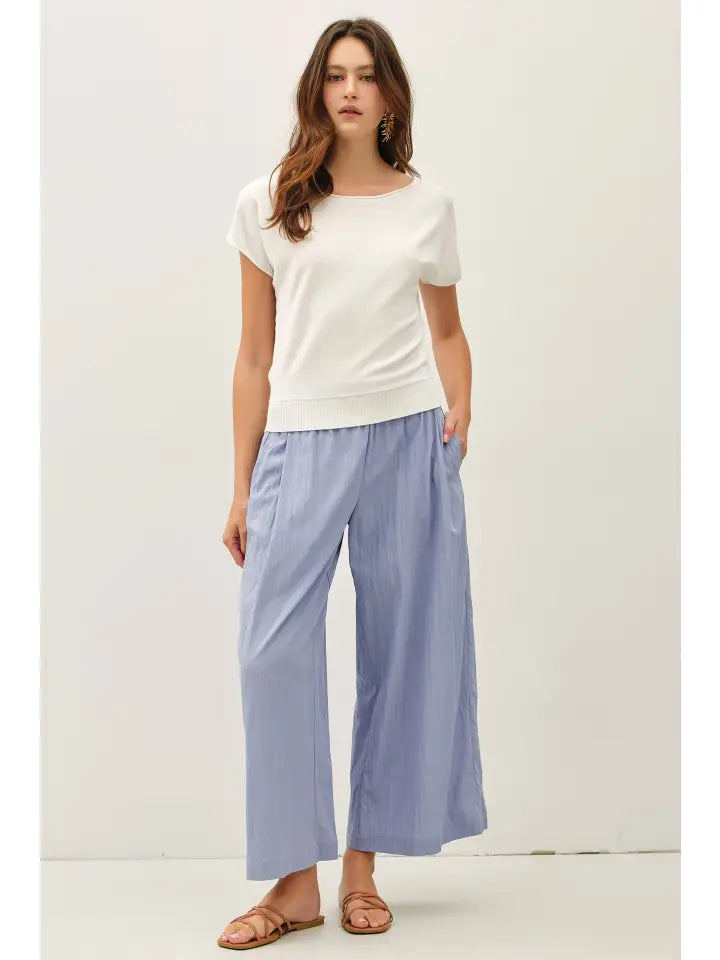 Be Cool Cap Sleeve Sweater Top, 2 colors