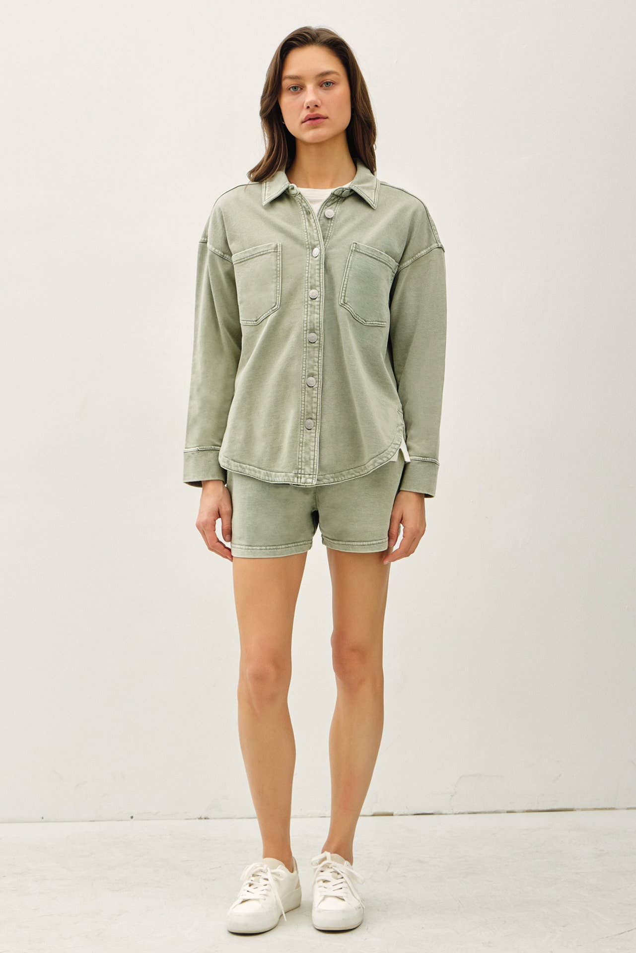 Be Cool Denim Look Shacket