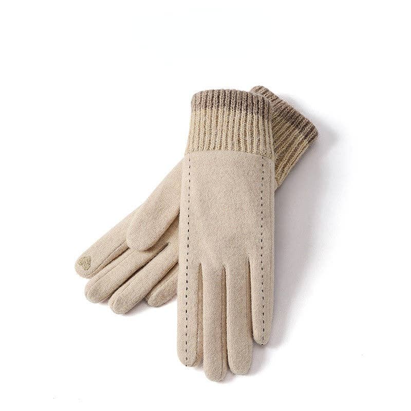 Windproof Wool Blending Gloves