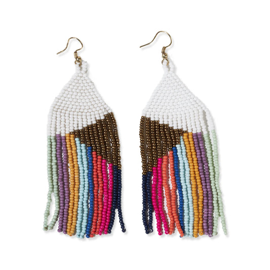 Ink+Alloy Elise Chevron Beaded Earrings