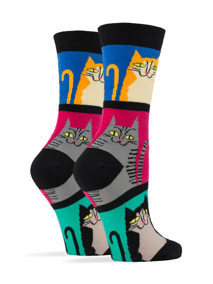 Oooh Yeah Mod Meow Socks