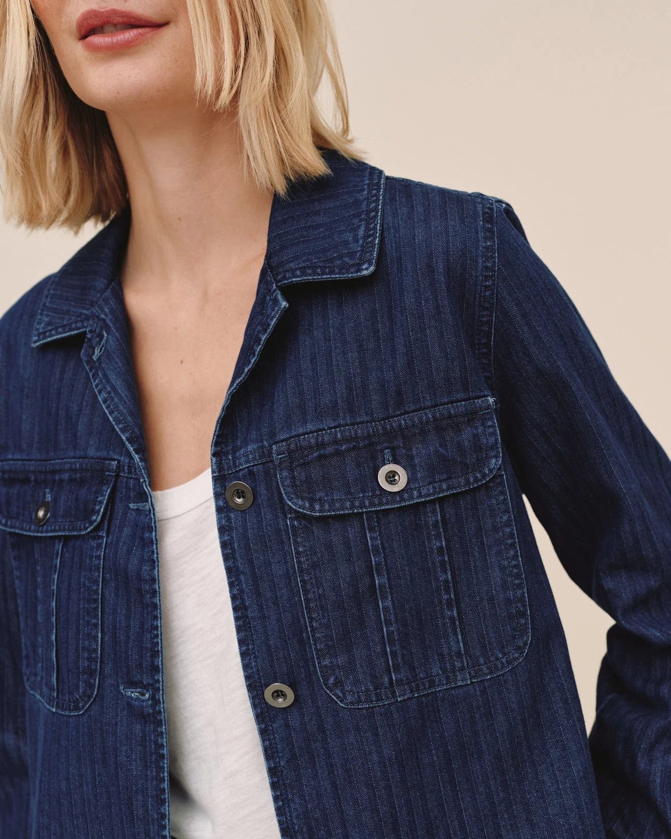 Bella Dahl Flap Pocket Utility Jacket