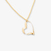 Open Heart Pendant Necklace