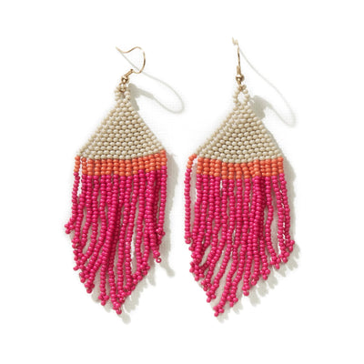 Ink+Alloy Erin Color Block Beaded Earrings, 2 colors