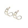 Lindsey Chain Link Hoop Earrings