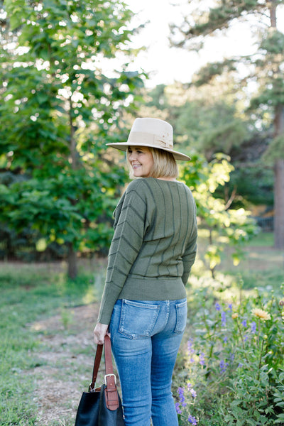 Liverpool Dolman Sweater with Stripe