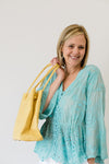 Johnny Was INGRID REVEKA Turquoise BLOUSE