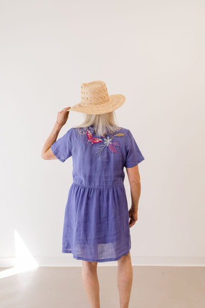 Johnny Was NILA EASY BREEZY Purple TUNIC Dress