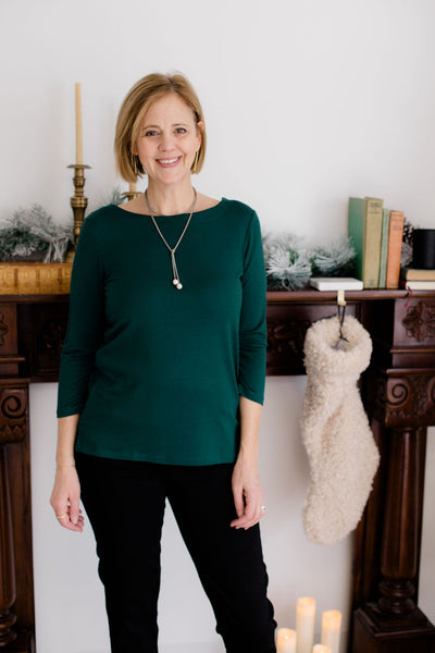 Tribal Boatneck Top