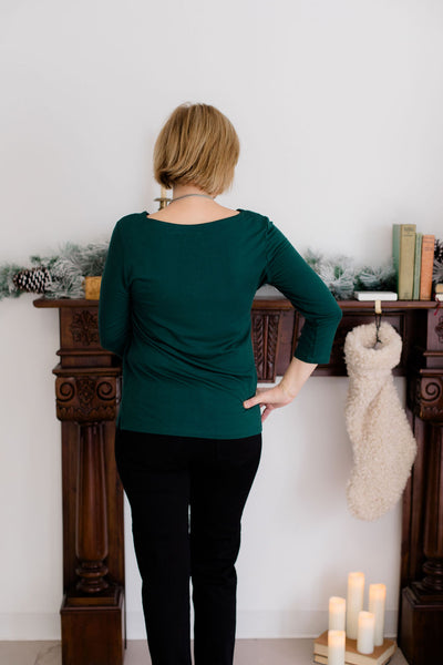 Tribal Boatneck Top